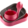 Kit Piatti E Posate Camp-A-Box Light Raspberry -Esploratori Outdoor camp a box light raspberry