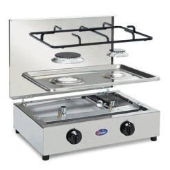 Parker® Fornello A Gas 2F Inox -Esploratori Outdoor fornello a gas inox 200 2