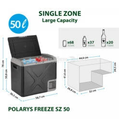 Frigo Congelatore Portatile Brunner Polarys Freeze SZ 50 -Esploratori Outdoor frigo congelatore portatile brunner polarys freeze sz 50 bivalente compressione 19