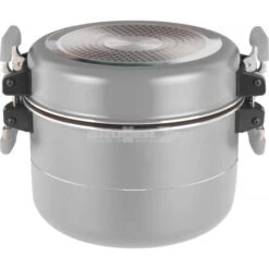 Pentole Brunner Fusion 7+1 Ø 22 -Esploratori Outdoor pentole brunner fusion 71 o 22 chiusura magnetica fondo ceramica antiaderente gas elettrico induzione 2