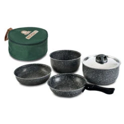 Set Di Pentole Rockza 20 5 Set Di Pentole Rockza 20 -Esploratori Outdoor set di pentole rockza 20alluminio puro e rivestimento antiaderente 7 pezzi 1