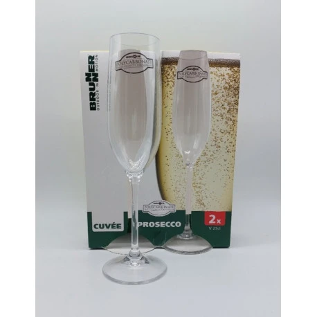 Brunner Set Calici | Prosecco Glass 2 Brunner Set Calici | Prosecco Glass