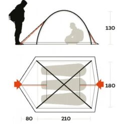 Ferrino Tenda Kalahari 3 -Esploratori Outdoor tenda ferrino kalahari 3 due ingressi areata comoda vacanze mare 3