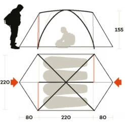 Tenda Ferrino Lhotse 4 9 Tenda Ferrino Lhotse 4 -Esploratori Outdoor tenda ferrino lhotse 4 quattro stagioni campo base isolamento termico aereazione comfort robustezza 3