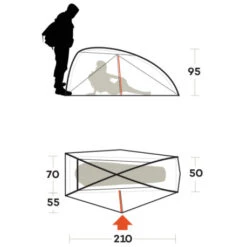 Tenda Ferrino Nemesi 1 PRO 16 Tenda Ferrino Nemesi 1 PRO -Esploratori Outdoor tenda ferrino nemesi 1 pro leggera intuitiva struttura interna rapido montaggio hiker ciclismo 6