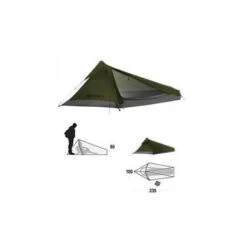 Tenda Ferrino Sintesi 1 -Esploratori Outdoor tenda ferrino sintesi 1 lite verde leggero bikepaking biciclietta bici piedi 1